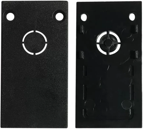 Комплект заглушек торцевых для встраиваемого магнитного шинопровода iLedex Vision48/22 END CAP 4822-026-BK (2 шт)