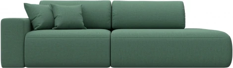 Диван прямой Лига-036 НПБ Модерн подлокотник слева Лига Диванов (Рогожка) арт.124220L