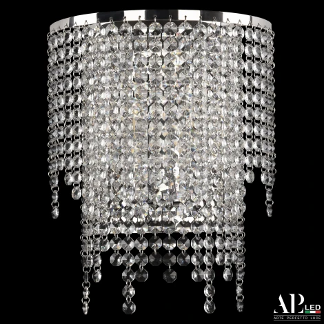 Бра хрустальное APL LED Rimini S500.B4.25-27.B.E14