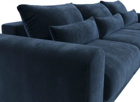 Диван угловой Лига-056 НПБ Лонг угол универсальный Лига Диванов (Велюр) арт.129165