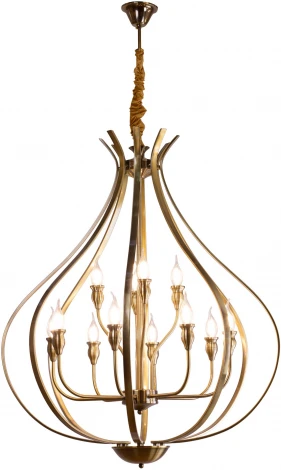 Подвесная люстра AM Group AM379 AM379 SP8+4 (220V, на цепи, подсвечник, свеча)