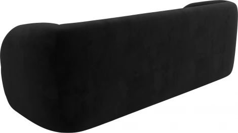 Диван прямой Лига-041 (Черный/Велюр) Лига Диванов арт.122204