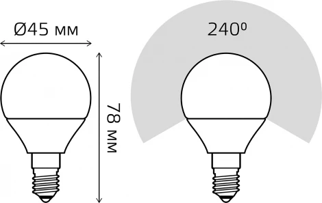 Лампочка светодиодная Gauss Elementary 53130