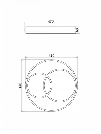Потолочный светильник светодиодный с пультом Freya Tucene FR10029CL-L70W