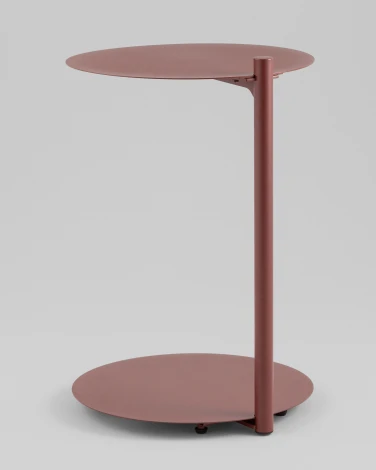 Журнальный столик Stool Group Siara металл бордовый УТ000041889