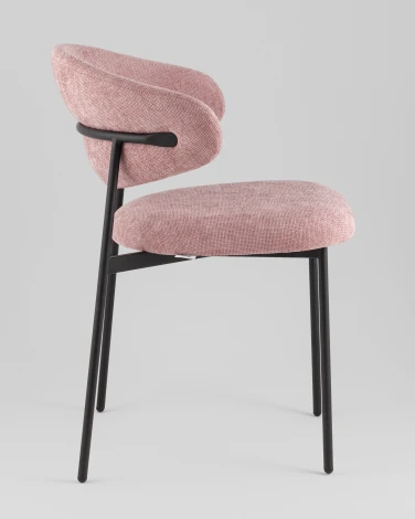 Стул Evan шенилл пыльно-розовый Stool Group УТ000042351