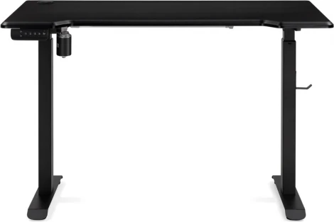 Компьютерный стол Маркос с механизмом подъема 120 (Маркос с механизмом подъема 120х75х75 черный /шагрень черная) Notta арт.578483