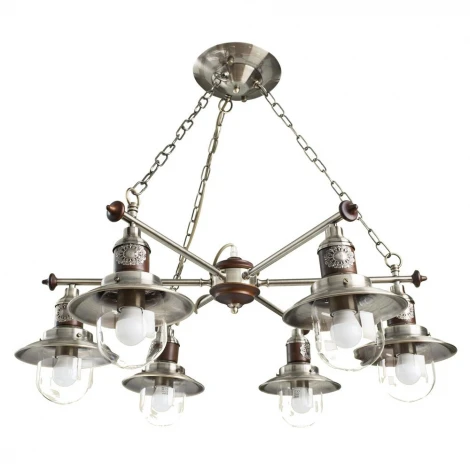 Подвесная люстра Arte Lamp Sailor A4524LM-6AB