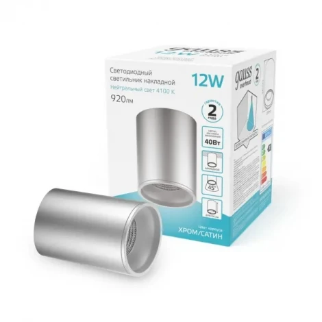 Накладной точечный светильник Gauss HD004 (LED, 220V, круглые)