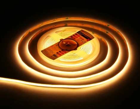 Светодиодная лента COB 400Led/10W m/ 24V IP20 3000K/ 5m*5mm*2.1mm (2 конт.) Ambrella Illumination GS4611