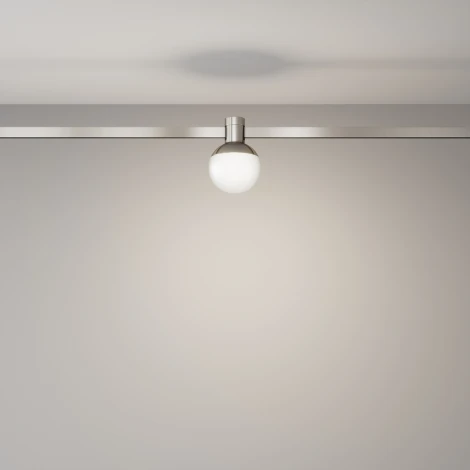 Трековый светильник магнитный 24V 5W Maytoni Luna TR149-1-5W4K-PT (LED, шар)