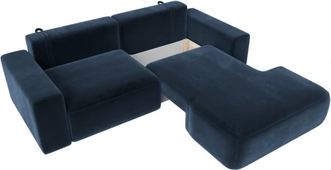 Диван угловой Лига-036 НПБ Классик правый угол Лига Диванов (Велюр) арт.127736