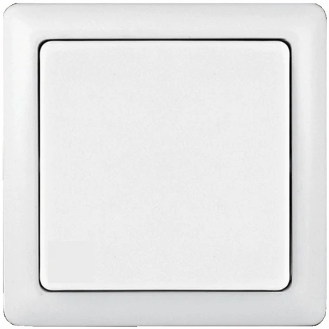 Выключатель накладной одноклавишный (белый) Systeme Electric VA16-131-B