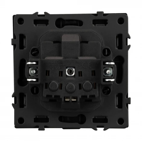 Механизм розетки влагозащищённый SCT-NOBE-MCP-SFPL-GR (230V, 16A) (Arlight) 054283