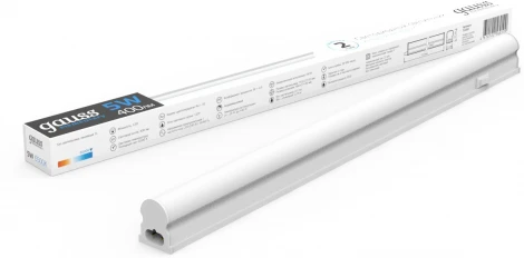 Светильник с кнопкой Gauss TL Elementary TL002 линейный 5W 400lm 6500K LED (220V, выключатель)