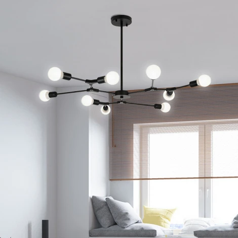 Потолочная люстра на штанге E27 Lu Carte Pyramide LC-11-0050