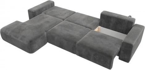 Диван угловой Лига-036 НПБ Классик Лонг левый угол Лига Диванов (Велюр) арт.127797L