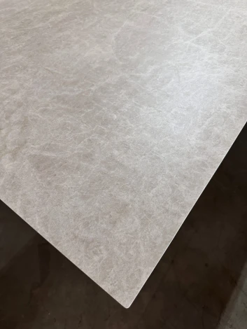 Стол M-City YOAKIM 180 TL-102 Бежевый мрамор, испанская керамика / Темно-серый каркас