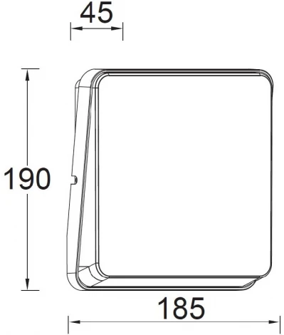 Настенный светильник уличный Oasis Light W1894-3К