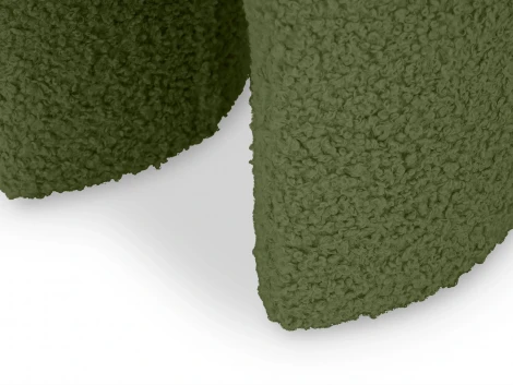 Пуф ОГОГО Shaggy (Искусственный мех/Зеленый)