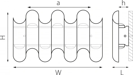 Уличный настенный светодиодный светильник Lightstar Bosso 341747 (220V, IP65)