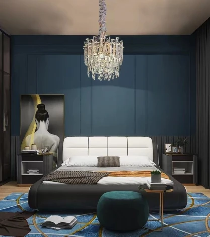 Подвесная люстра Fluorite Constancia FL1063-5P (220V, хрусталь, на цепи)