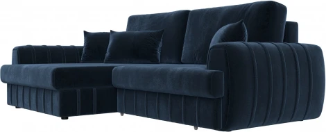 Диван угловой Лига-057 НПБ угол левый Лига Диванов (Велюр) арт.129276L