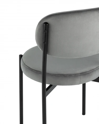 Стул Stool Group Бриф NEW велюр тёмно-серый УТ000036506