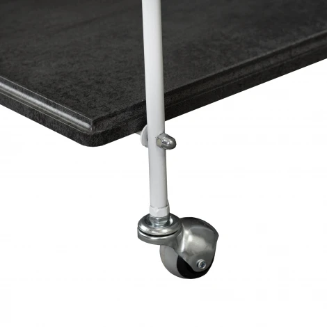 Стол сервировочный Новум белый/серый графит/серый бетон Mebelik 008950