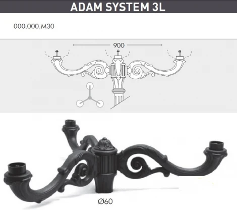 Наземный фонарь Fumagalli GLOBE 300 G30.205.M30.AYF1R (220V, фонарь, шар, IP55)