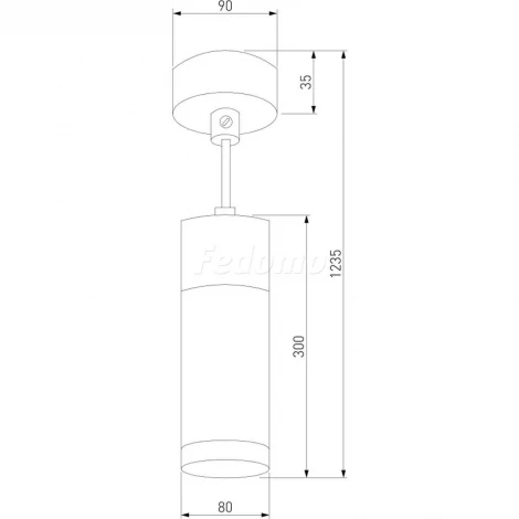 Подвесной светильник Eurosvet Double Topper 50135/1 LED хром/черный жемчуг (220V, на проводе)