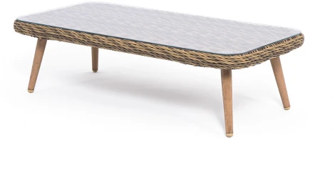 "Прованс" столик журнальный из ротанга, цвет соломенный 4SIS арт.УТ-00007744