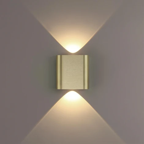 Настенный светильник светильник Odeon Light Magnum 7107/2WL бронза/металл IP20 LED 2W 3000K 220V