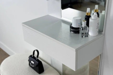 Зеркало Мерси Mebelson (ЛДСП,Зеркало,Пластик,Дерево/Светлое дерево) арт.177192,2552