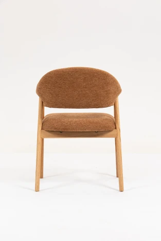 Стул обеденный Tavu с деревянными ножками терракотовый Stool Group арт.УТ000041728