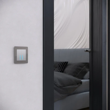 Рамка на 1 пост Acrylic (графит) Werkel W0012704 (a059319)