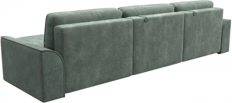 Диван угловой Лига-048 НПБ лонг Лига Диванов (Велюр) арт.128491