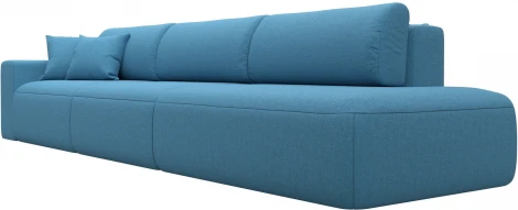 Диван прямой Лига-036 НПБ Модерн Лонг подлокотник слева Лига Диванов (Рогожка) арт.124746L