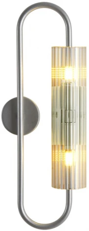 Бра Lumion Toronto 8258/2W серебро/прозрачный, металл/стекло G9 2*20W 220V