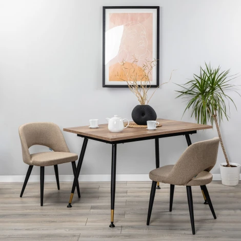 Стул R-Home Lars Браун/Чёрн