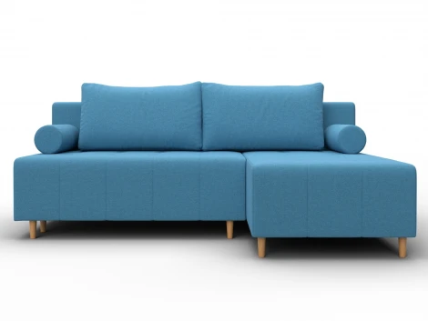 Диван угловой Лига-102 угол универсальный (ДСП,Брус,Фанера,Рогожка/Голубой) Лига Диванов 134798