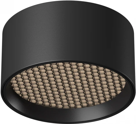 Накладной потолочный светильник влагостойкий LED Maytoni Glare C122CL-L7-4K-B (220V, круглые)