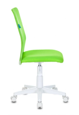 Кресло детское Бюрократ KD-9 салатовый TW-03А TW-18 сетка/ткань крестовина пластик пластик белый