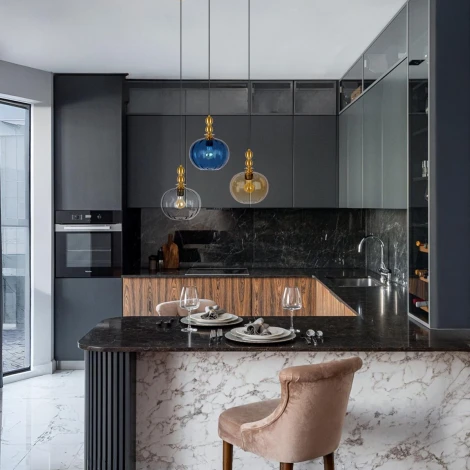 Подвесной светильник Loft It Melon 10426 Amber (220V, на проводе, шар)