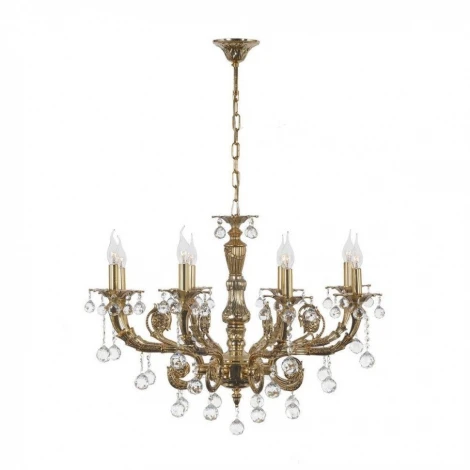 Подвесная люстра Dio D'Arte Mughetto E 1.1.8.600 GB (220V, на цепи, подсвечник, свеча)