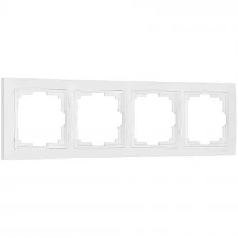Рамка на 4 поста Snabb basic (белый) Werkel W0042001 (a051301)