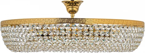 Потолочная люстра буше Arti Lampadari Favola E 1.4.60.502 G (220V, хрусталь, кольцо)