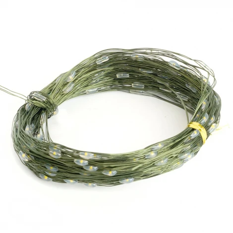 Светодиодная гирлянда линейная Роса (на проволоке) 5000К c питанием от сети 220V 20м Feron CL583 51443