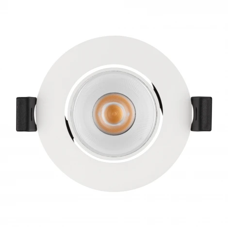 Светильник встраиваемый LED MS-FORECAST-BUILT-TURN-R82-8W Warm3000 (WH-WH, 32 deg, 230V) (Arlight, IP20 Металл, 5 лет) 037187