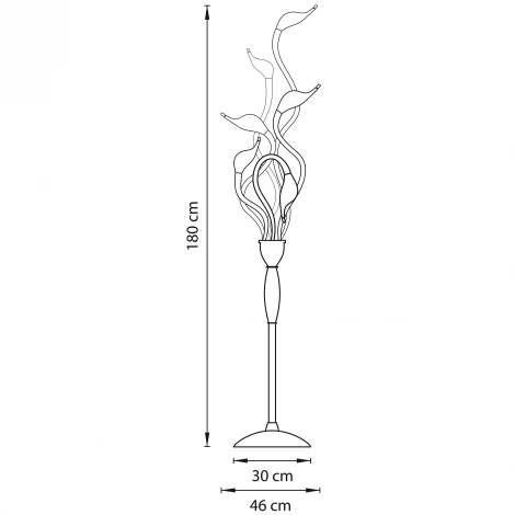 Торшер Lightstar Cigno Collo 751762